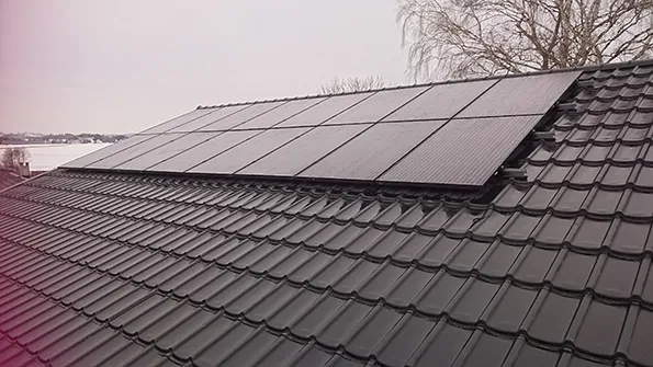 solcelleanlegg på hus